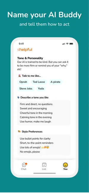 shelpful: AI for ADHD Tasks screenshot 3