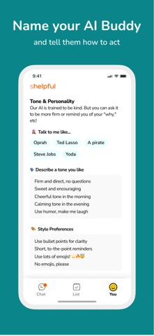 shelpful: AI for ADHD Tasks screenshot