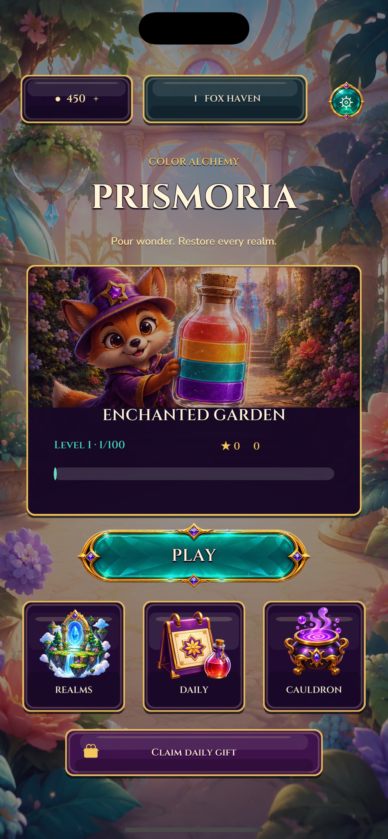 Screenshot 1 of Prismoria: Color Alchemy