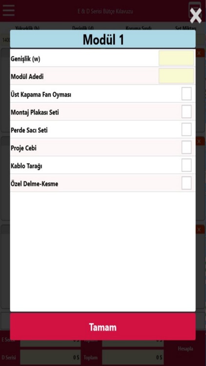 Yespan Konfigüratör screenshot-3