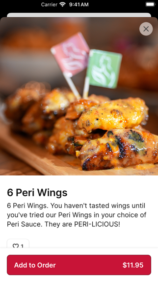 The Port of Peri Peri To Go iPhone screenshot 3 - Food & Drink app