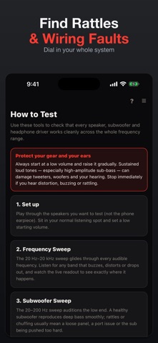 Speaker & Subwoofer Test Screenshot 3 of 3
