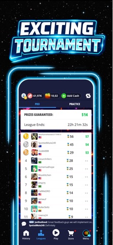 Cashteroid - Win Real Cash iPhone screenshot