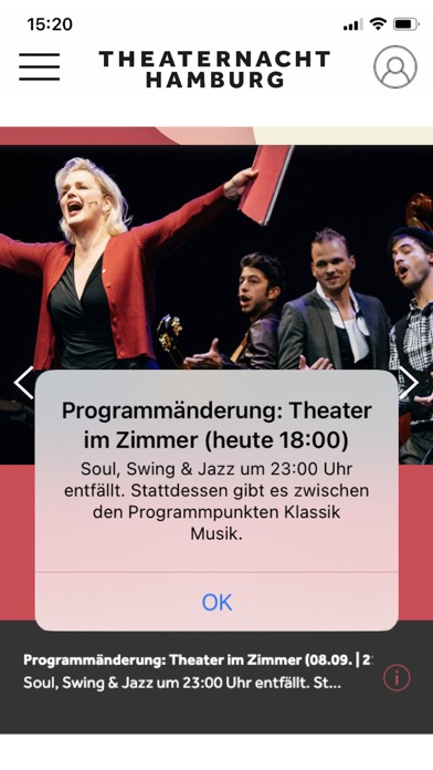 Theaternacht Hamburg Screenshot