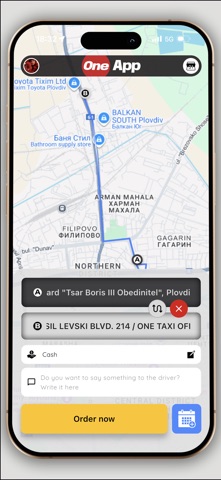 Taxi One App Screenshot 2 of 8