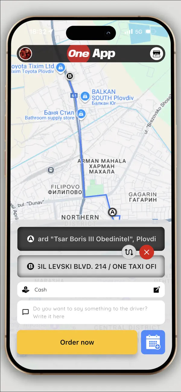 Screenshot #2 pour Taxi One App