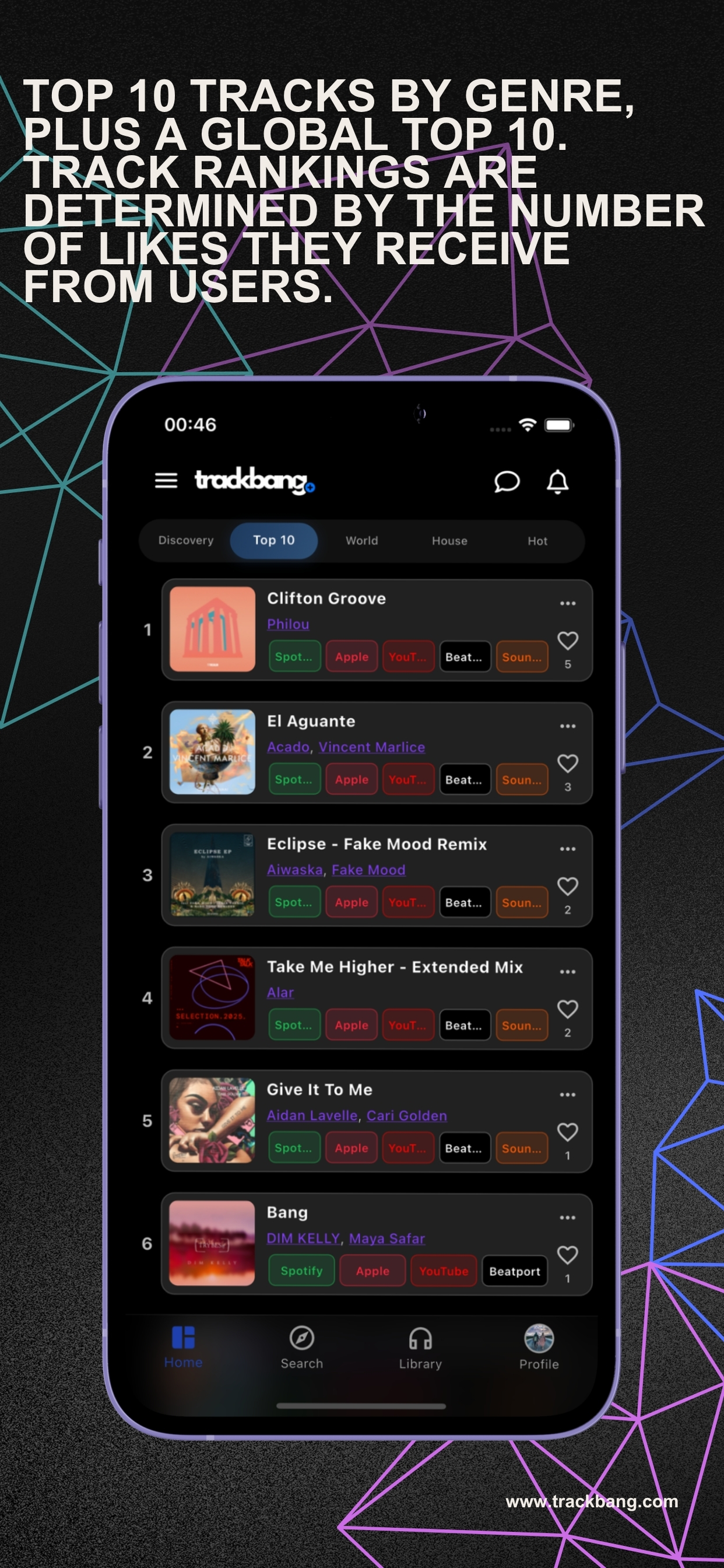 TrackBang screenshot 4