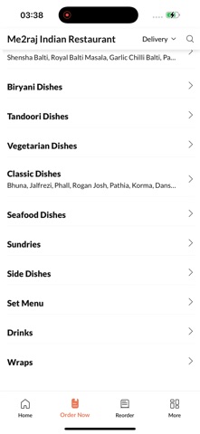 Me2raj Indian Restaurant Screenshot 3 of 4