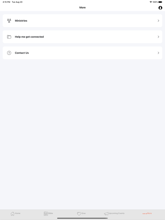 Grace Fellowship Buckeye iPad screenshot 4 - Lifestyle app