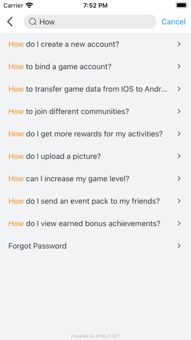 App screenshot