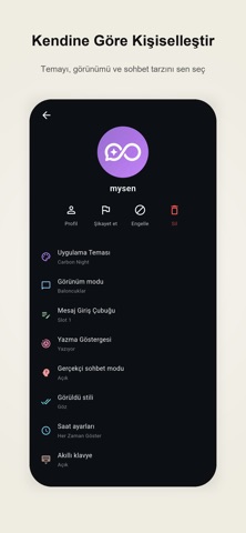 MySen - AI Karakter Sohbet screenshot