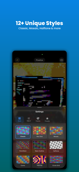 Pixelize - 8bit Photo Editor Screenshot 2 of 5