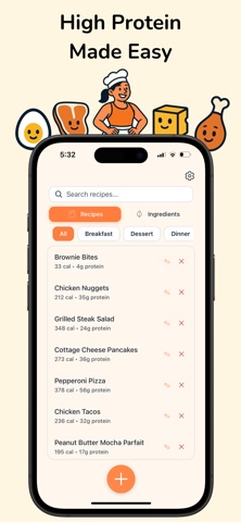 Proteinify: Recipe Generator screenshot