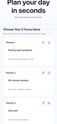 ThreeToDoDaily screenshot