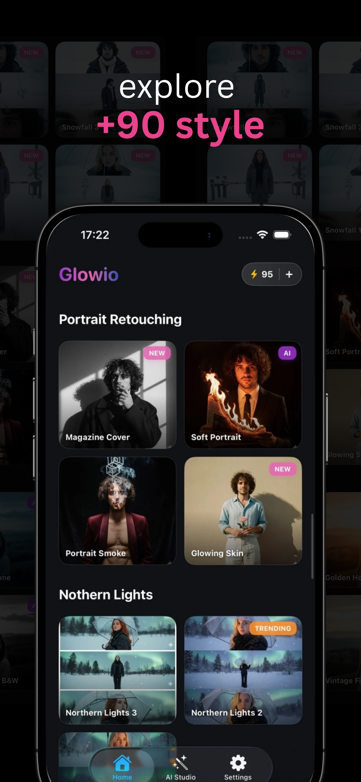 Glowio: AI Selfie,Image Editor screenshot 5