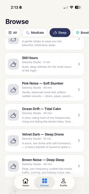 Serenity Now: Sleep & Relax screenshot 3