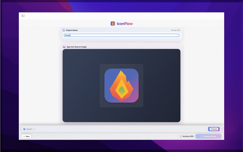 IconFlow screenshot