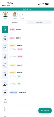 Shift & Sip screenshot