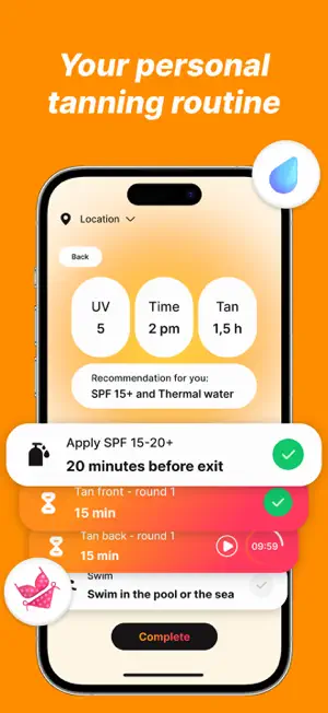 Skin Tanning, Rayz Fasting screenshot 4