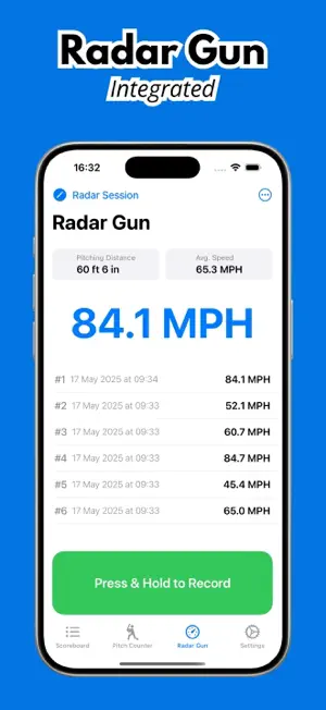 Pitch Counter, Radar Gun: BEYZ screenshot 2
