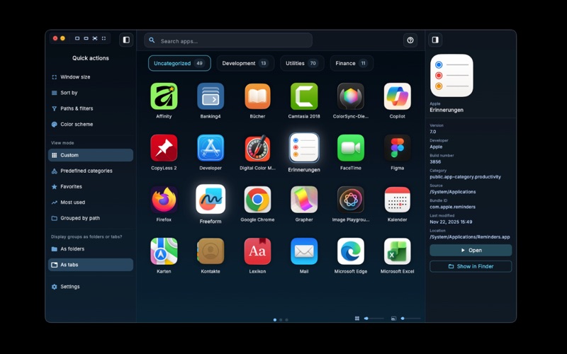 App screenshot