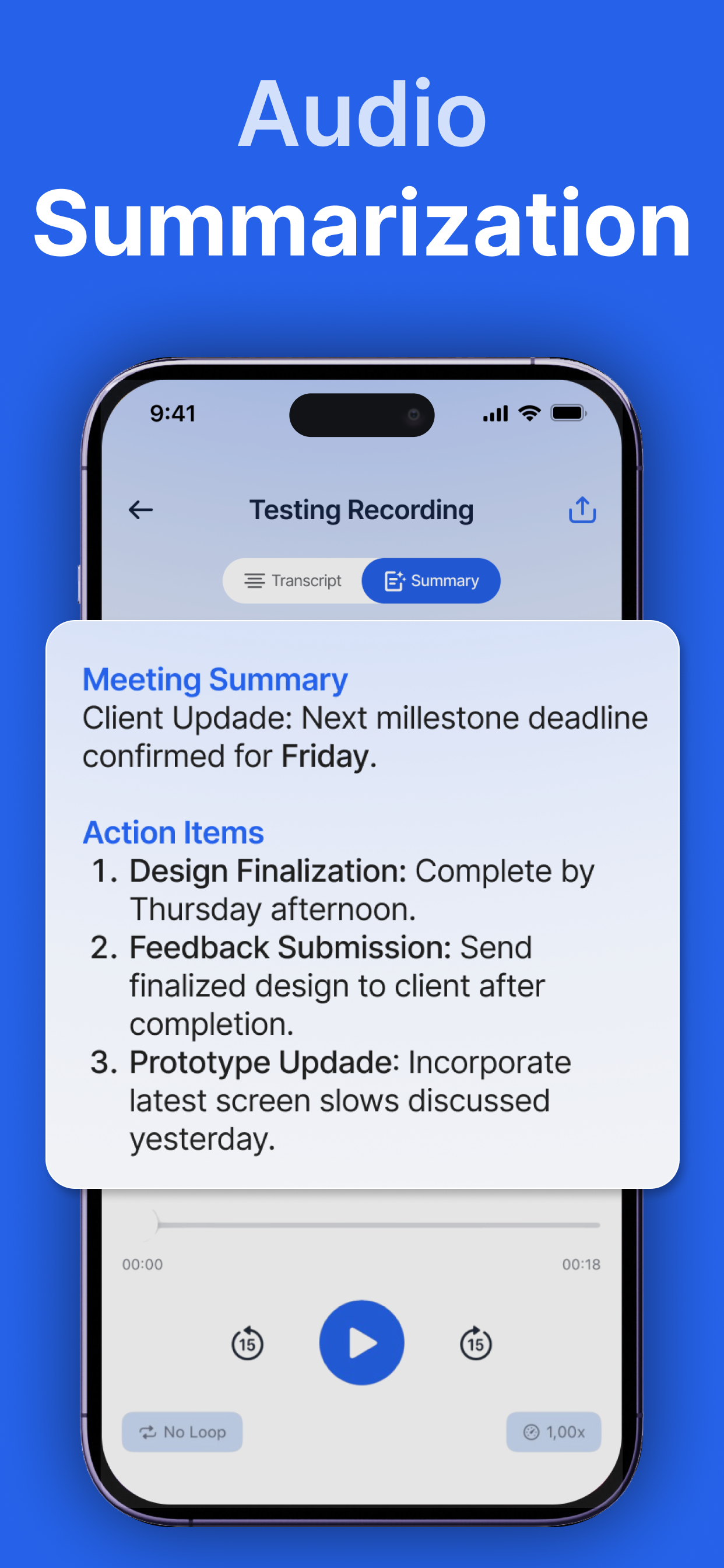 Voice Memos App 2026 AI Edit