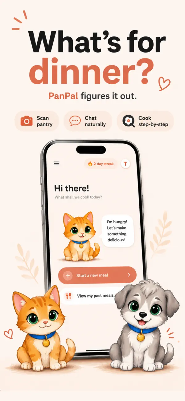 Screenshot #1 pour PanPal: Cooking Assistant