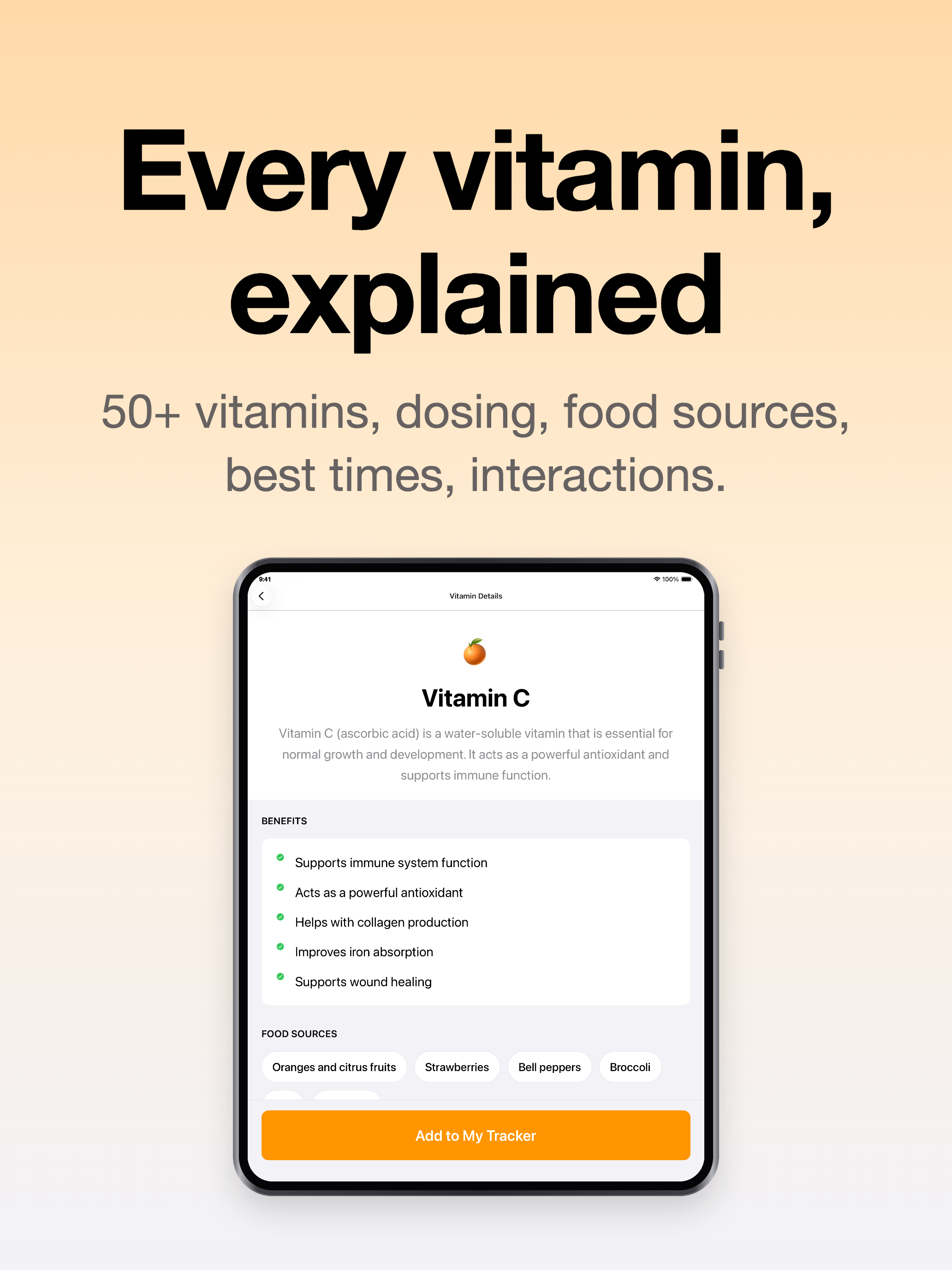 VitaminHelper: Vitamin Coach screenshot 9