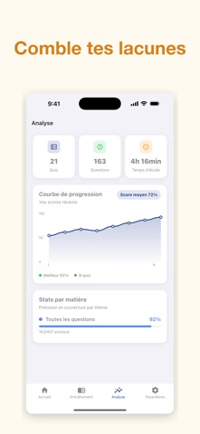 Gendarmerie Concours QCM iPhone screenshot