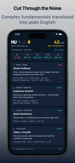 QuikAlpha: Stock Scorecard screenshot 4
