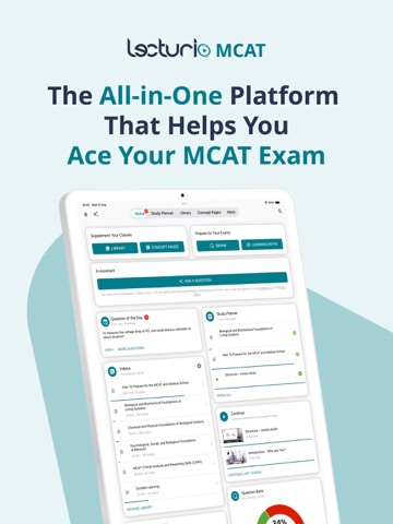 Lecturio MCAT Prep iPad screenshot