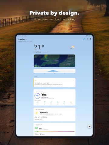 Cloudmesh: Rain Alerts & Radar iPad screenshot 10