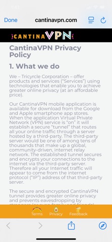 CantinaVPN Screenshot 8 of 9