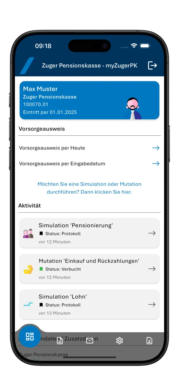 Screenshot #2 pour myZugerPK