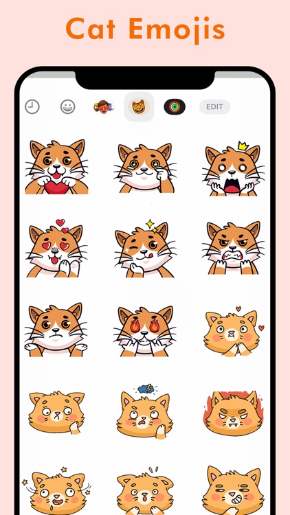 Cat Emotions Stickers