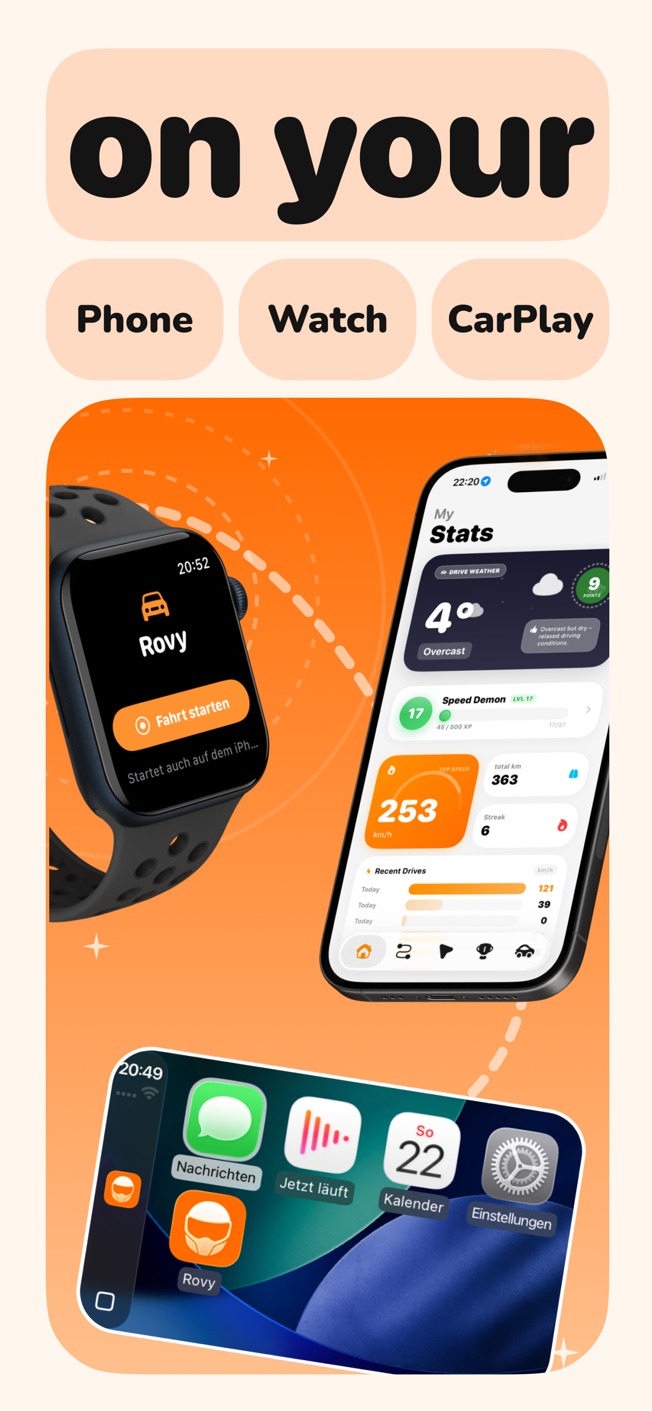 Rovy: Drive Tracker & Stats