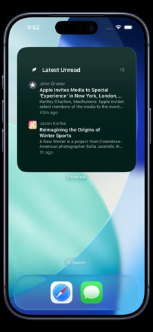 Silverleaf Reader iPhone screenshot