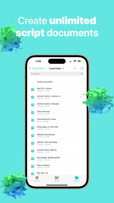 Luna Lines: Actor App Screenshot