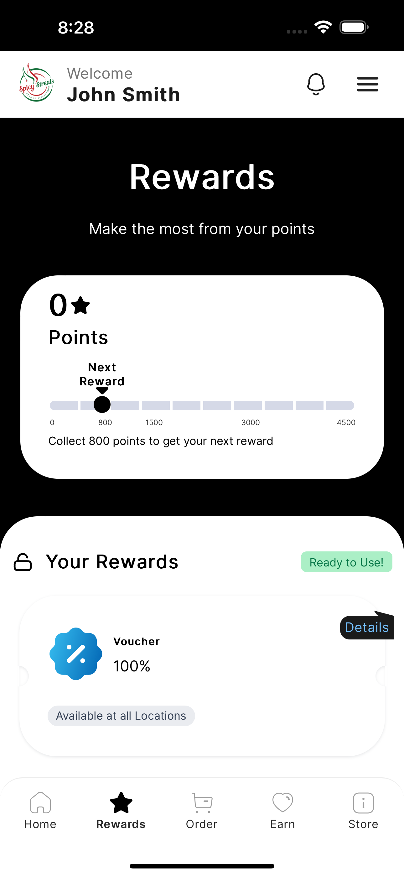 Spicy Streats Rewards screenshot 2