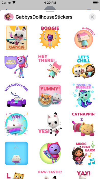 Gabby's Dollhouse Stickers Screenshot 3 - AppWisp.com Gabby's Dollhouse Stickers Screenshot 3 - AppWisp.com