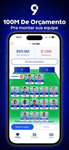 9 Fantasy iPhone screenshot 2
