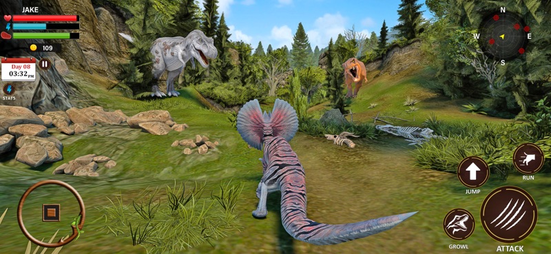 Wild Dinosaur Survival Sim 3D screenshot 5