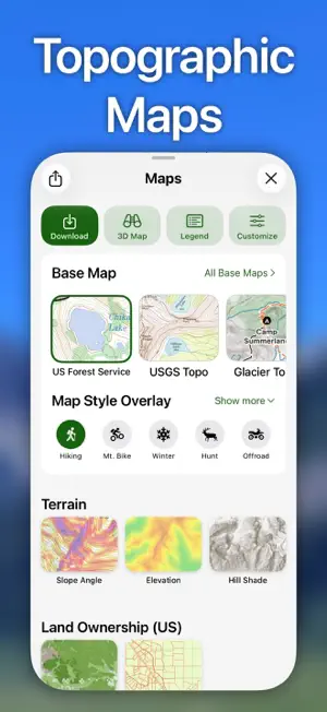 Topo Maps+: Topographic Maps screenshot 4