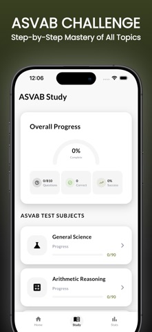 ASVAB Practice Test (2025) screenshot