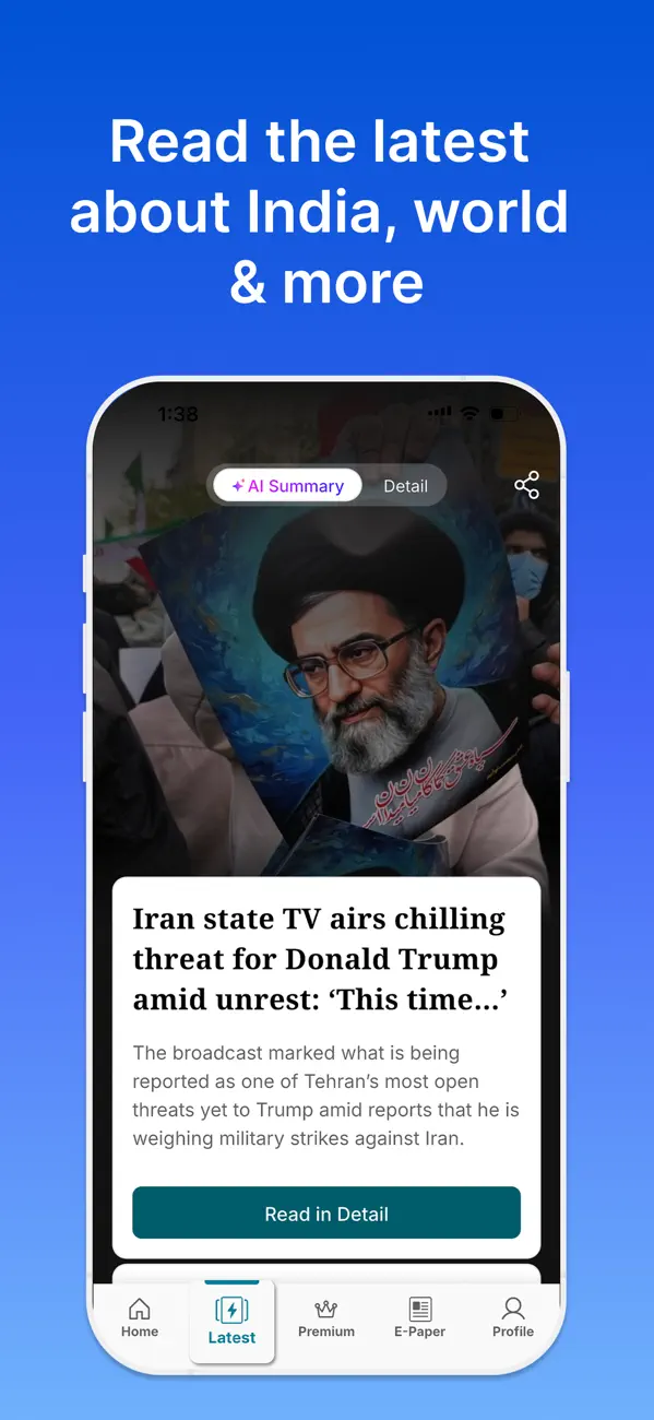 Screenshot #3 pour Hindustan Times: Live News App