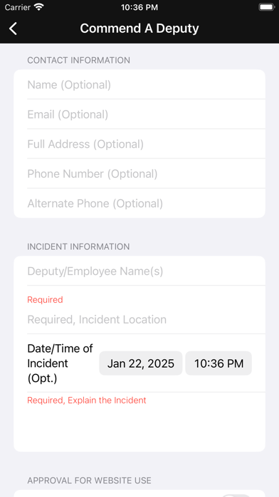 Champaign County Sheriff OH Screenshot