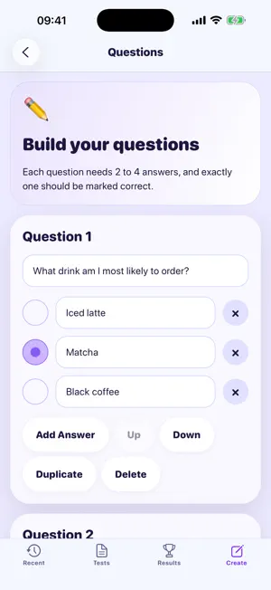 Take My Test: Friend Quiz Game screenshot 3