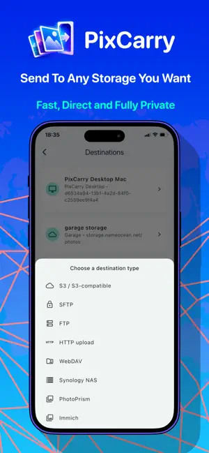 PixCarry: Photo Backup screenshot 3