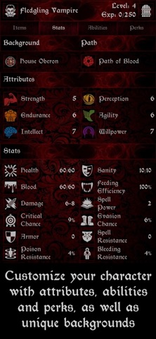 Grim Omens - Old School RPG iPhone screenshot