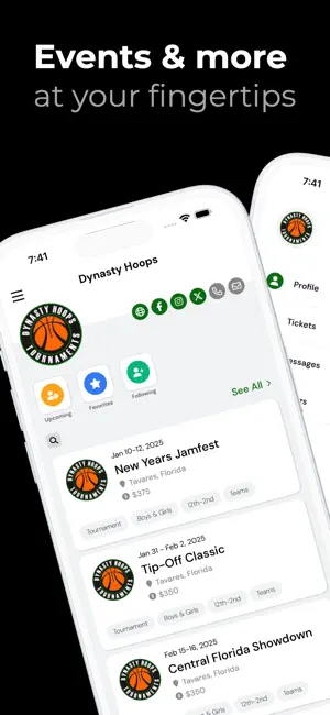 Dynasty Hoops Tournaments screenshot 1